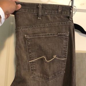 7 for all mankind brown jeans